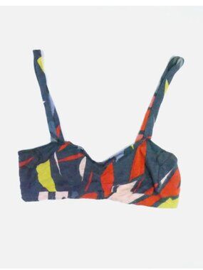 Only Hearts Bralette Bra Unlined Wireless Sz L Blue Pink Red